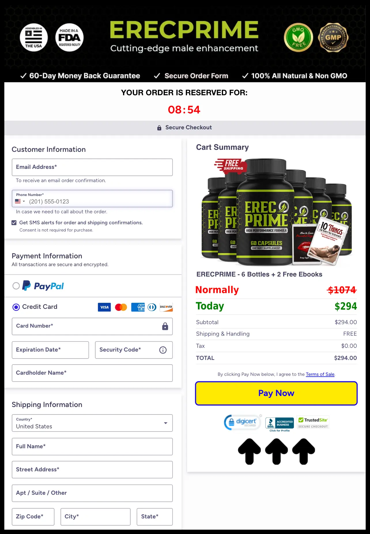 erec-prime-Secure-CheckoutPage